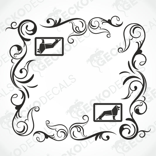 MAN SIDE WINDOW DECALS