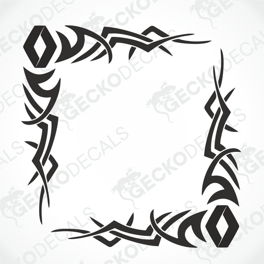 RENAULT TRIBAL SIDE WINDOW DECALS