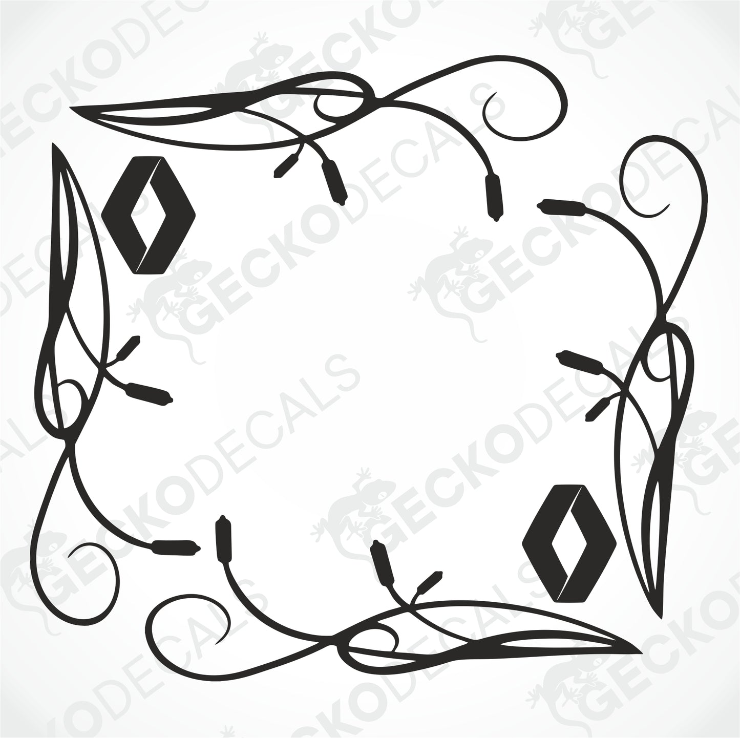 RENAULT SIDE WINDOW DECALS