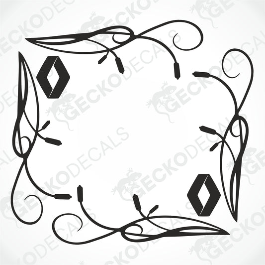 RENAULT SIDE WINDOW DECALS