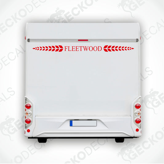FLEETWOOD REAR DECAL