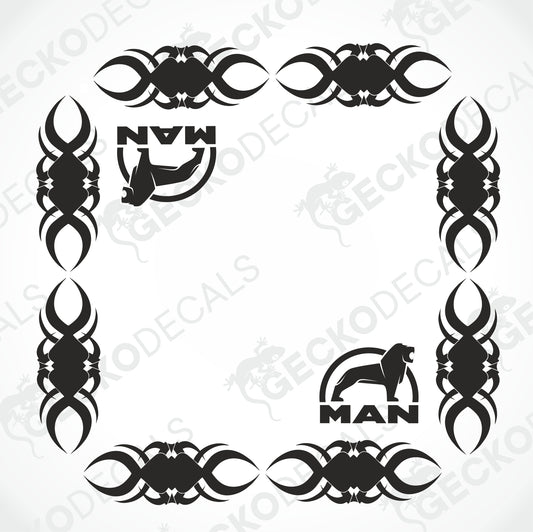 MAN SIDE WINDOW DECALS