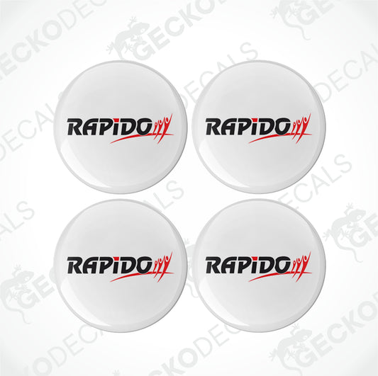RAPIDO CARAVANS WHEELS EPOXY DECALS