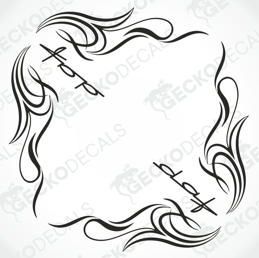 DAF SIDE WINDOW DECALS