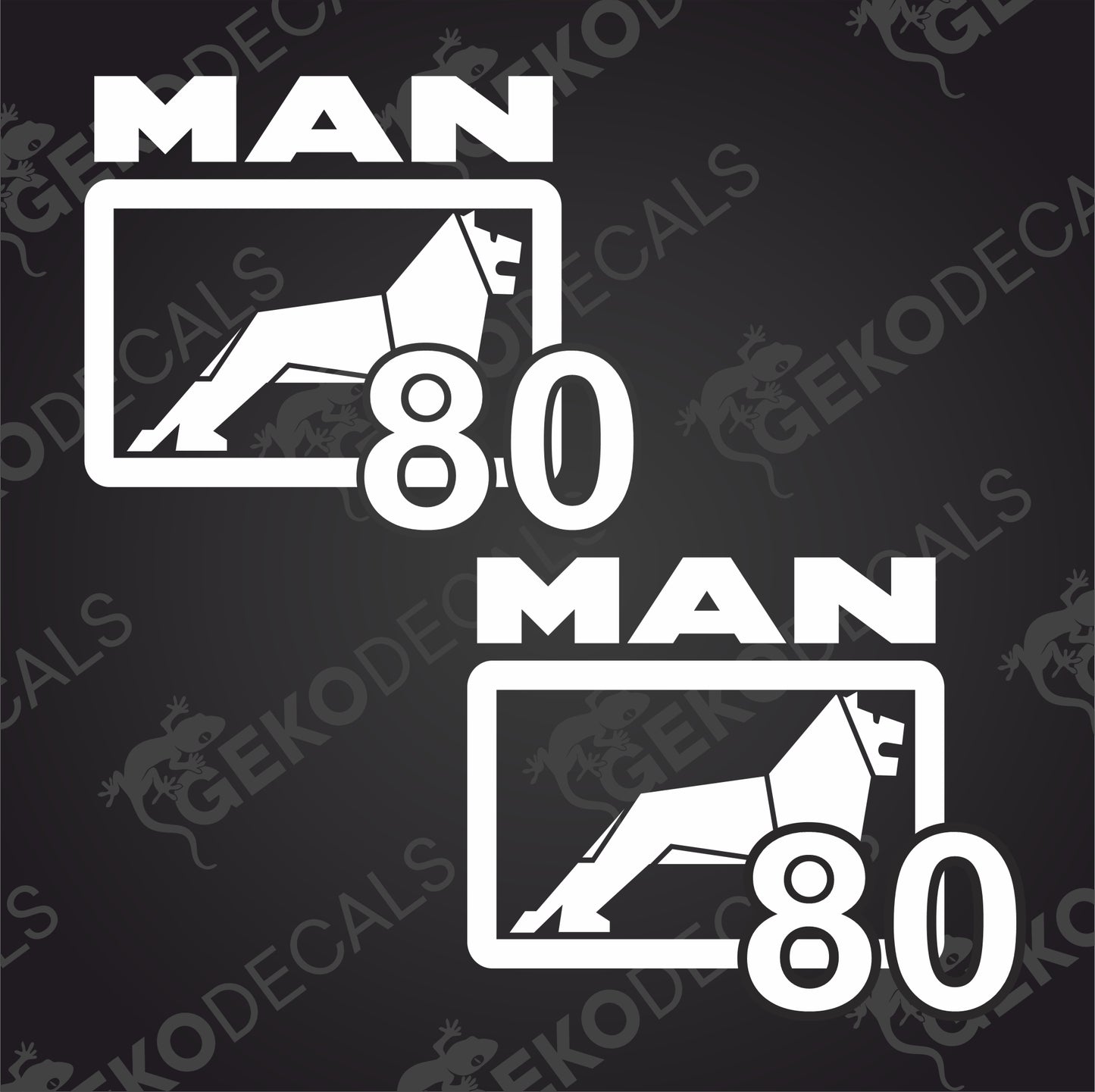 MAN HASTIGHETSBEGRÄNSNING 80