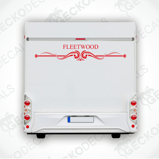 FLEETWOOD REAR DECAL