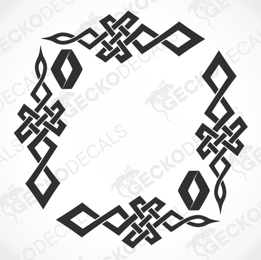 RENAULT TRIBAL SIDE WINDOW DECALS