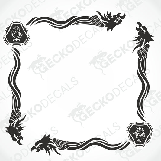 SCANIA EAGLE TRIBAL SIDE WINDOW DECALS