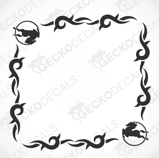 IVECO TRIBAL SIDE WINDOW DECALS