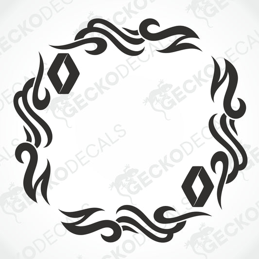 RENAULT TRIBAL SIDE WINDOW DECALS