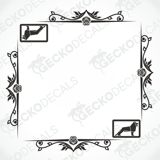 MAN SIDE WINDOW DECALS