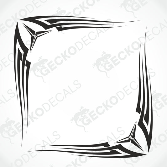 MERCEDES-BENZ TRIBAL SIDE WINDOW DECALS