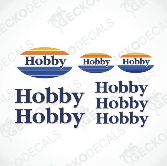 HOBBY CARAVANS LOGO SET