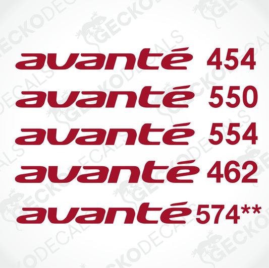 ELDDIS AVANTE 454/550/554/462/574**