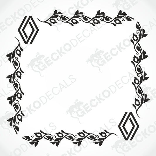 RENAULT SIDE WINDOW DECALS