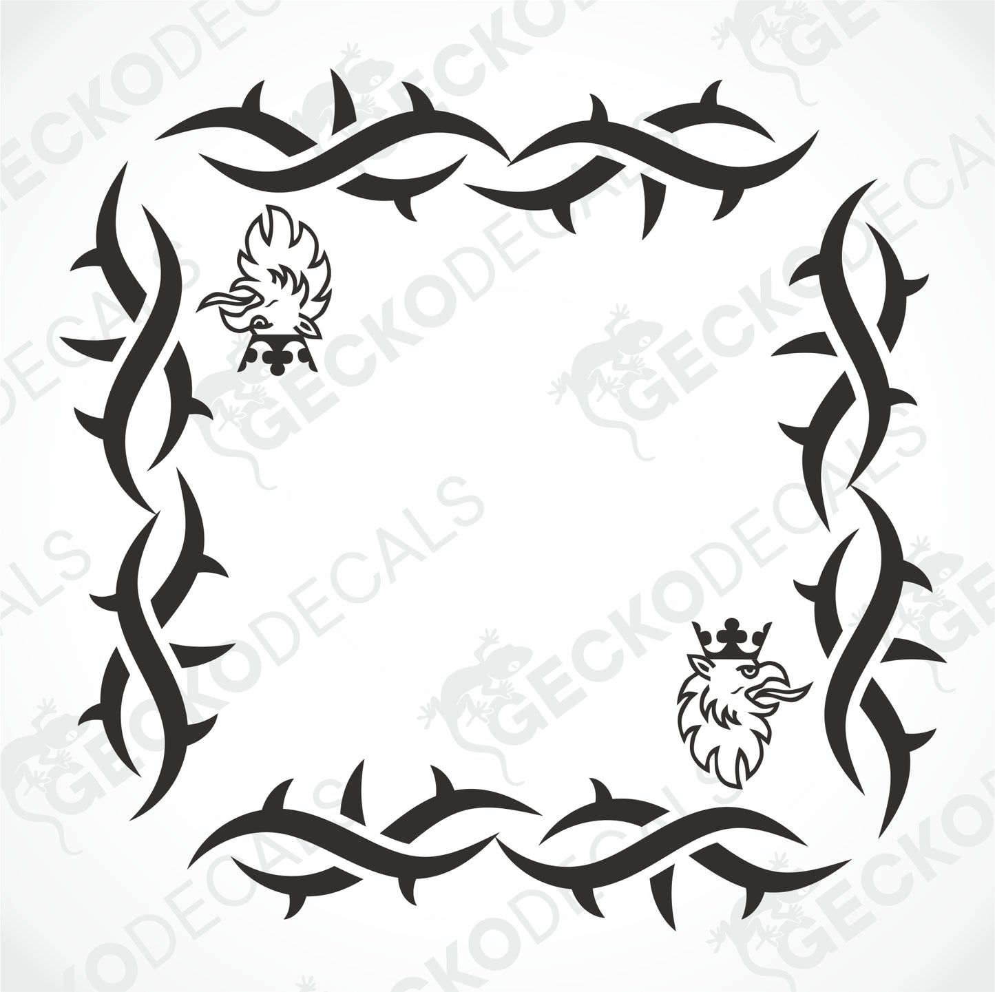 SCANIA TRIBAL SIDE WINDOW DECALS