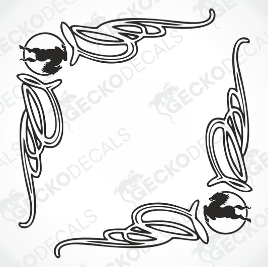IVECO SIDE WINDOW DECALS