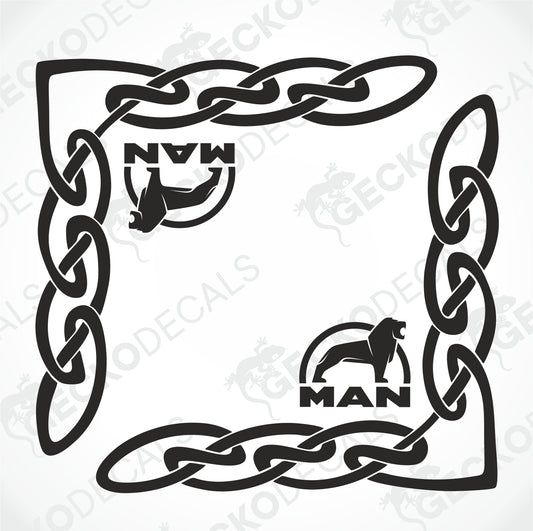 MAN SIDE WINDOW DECALS