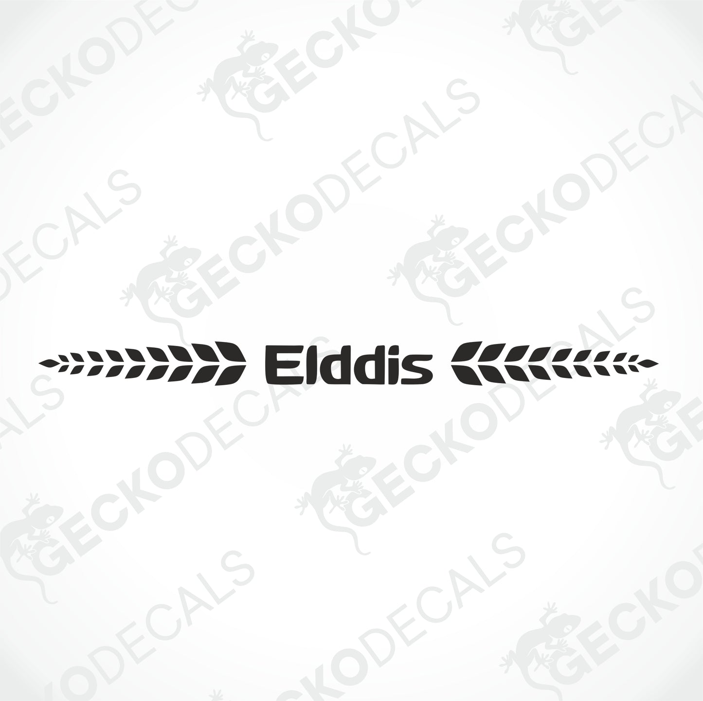 ELDDIS REAR DECAL