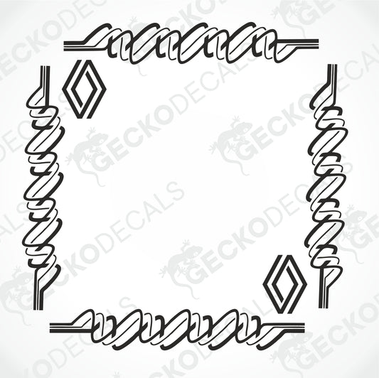 RENAULT SIDE WINDOW DECALS