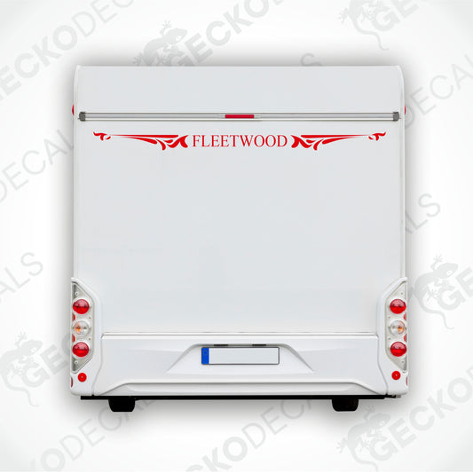 FLEETWOOD REAR DECAL