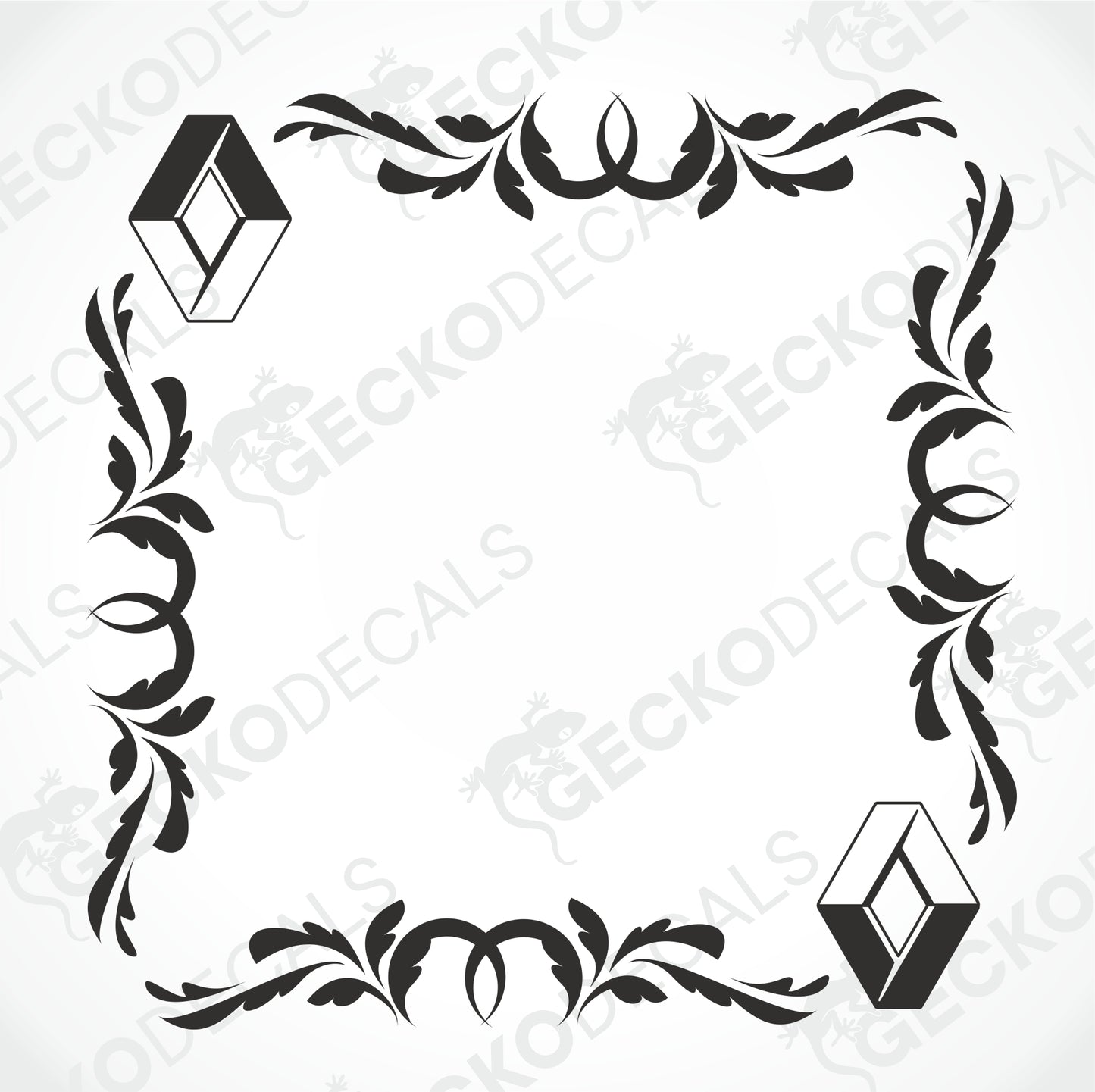 RENAULT SIDE WINDOW DECALS