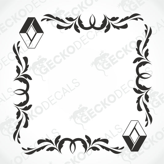 RENAULT SIDE WINDOW DECALS