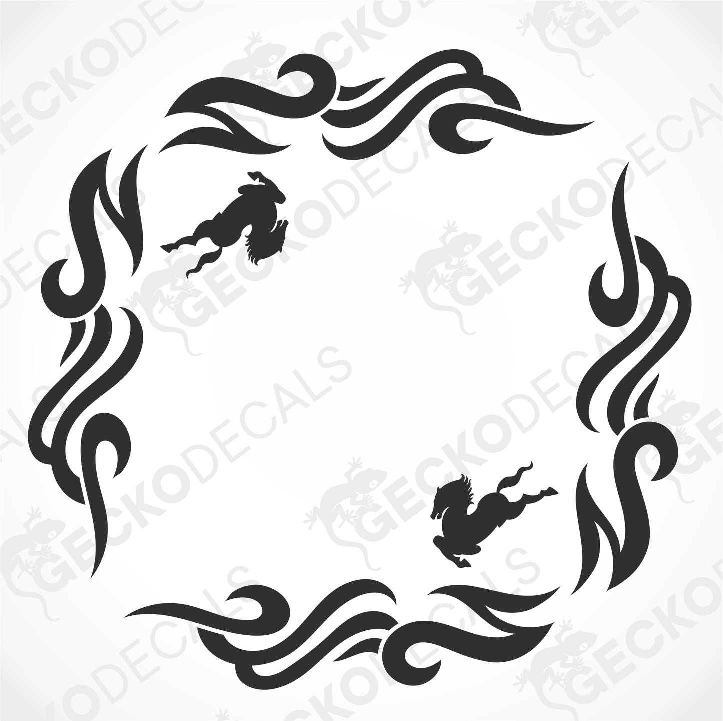IVECO TRIBAL SIDE WINDOW DECALS