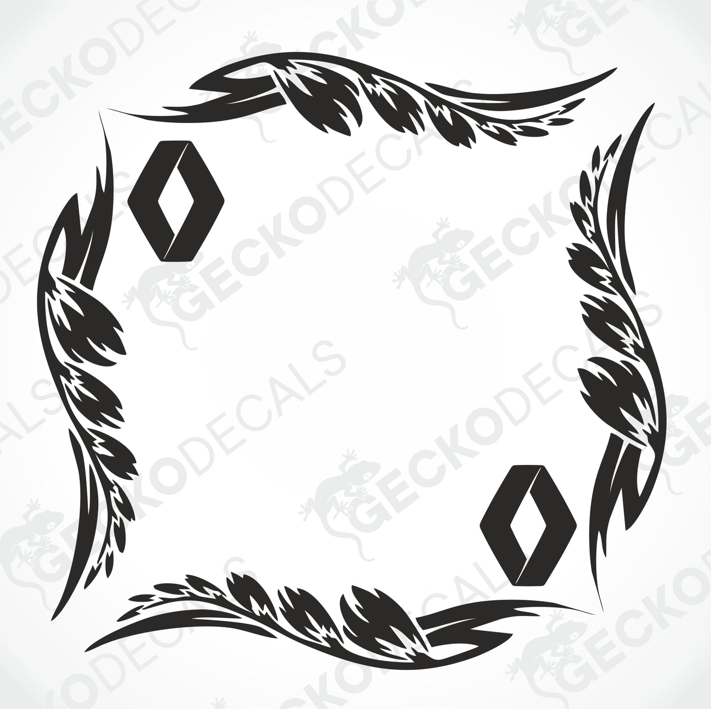 RENAULT SIDE WINDOW DECALS
