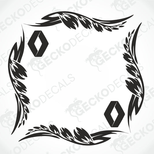 RENAULT SIDE WINDOW DECALS