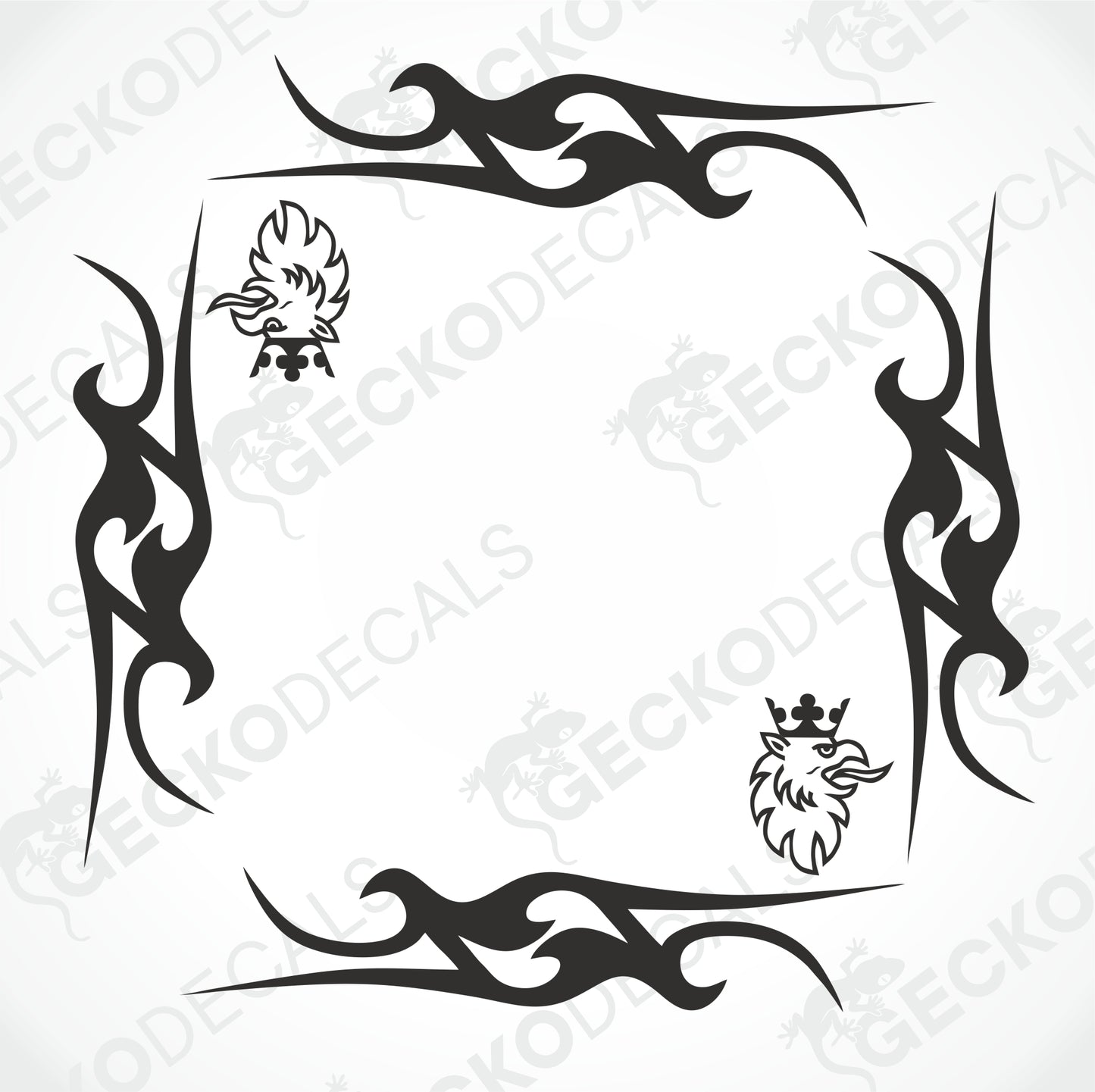 SCANIA TRIBAL SIDE WINDOW DECALS