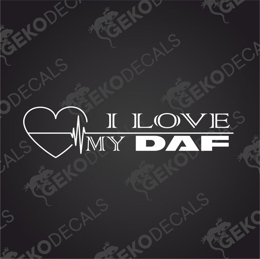 I LOVE MY DAF