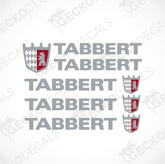 TABBERT MOTORHOME CARAVANS SET LOGO DECALS