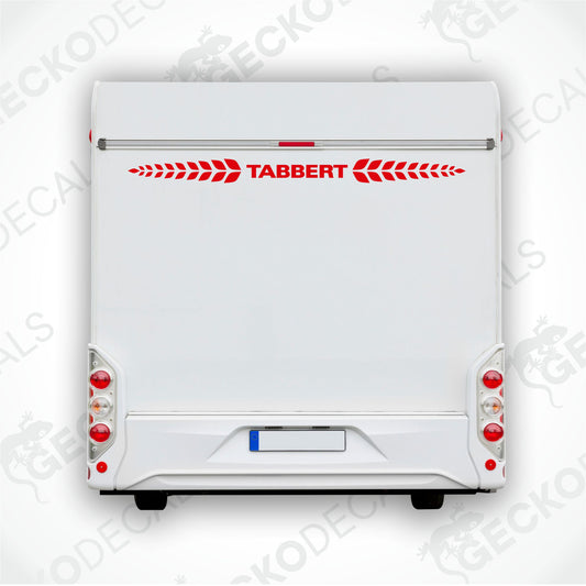 TABBERT STICKER ON THE BACK OF THE PART