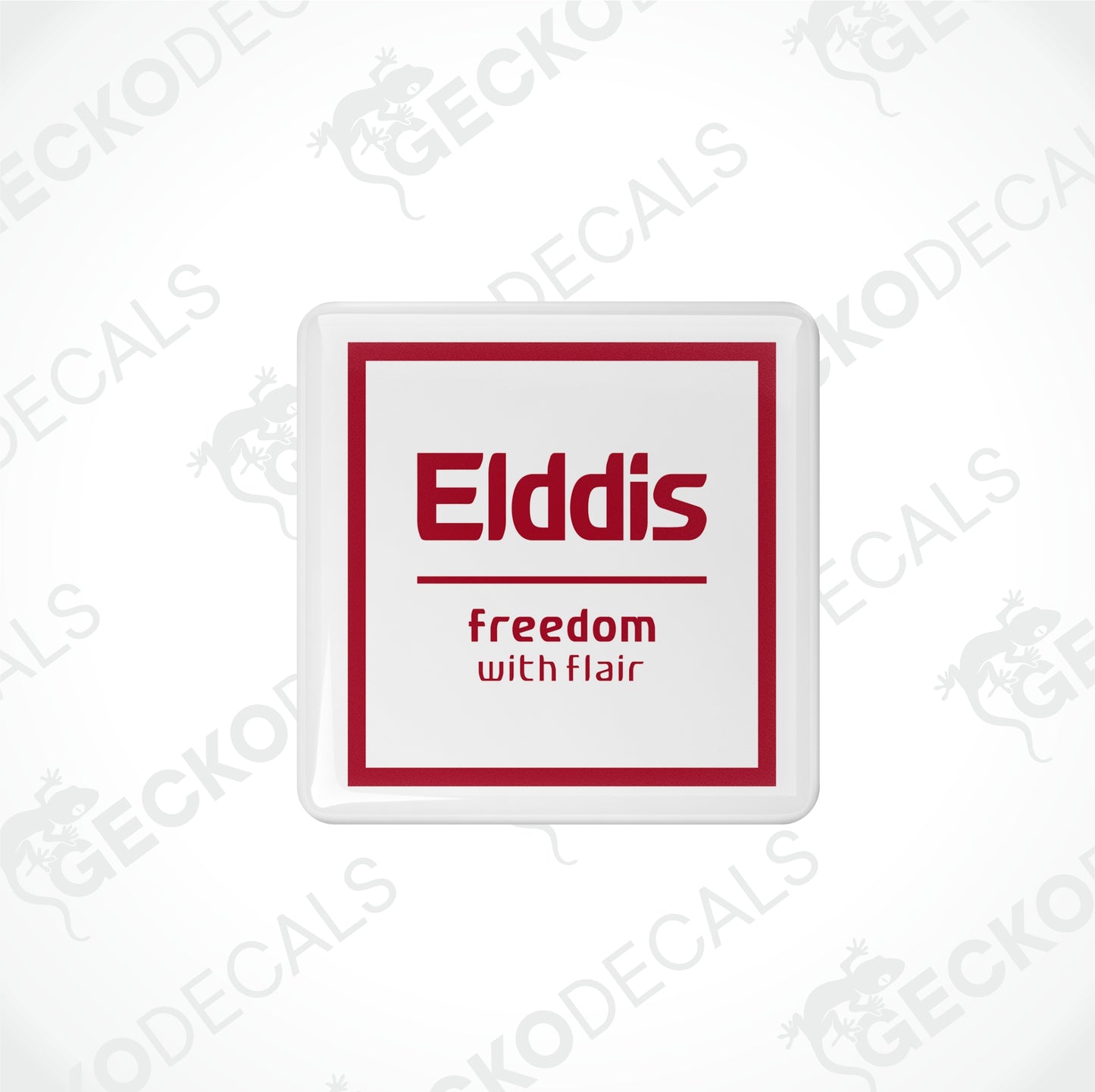 ELDDIS FREEDOM MED EGEN STIL EPOXYDEKALER
