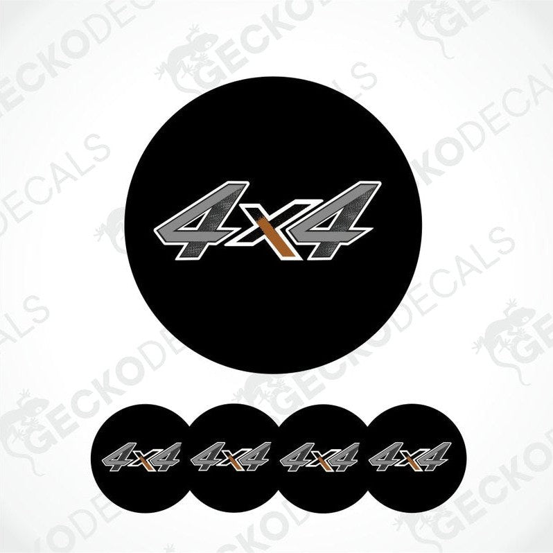 Set of 4x4 decals on a white background with 'Gecko Decals' branding.
