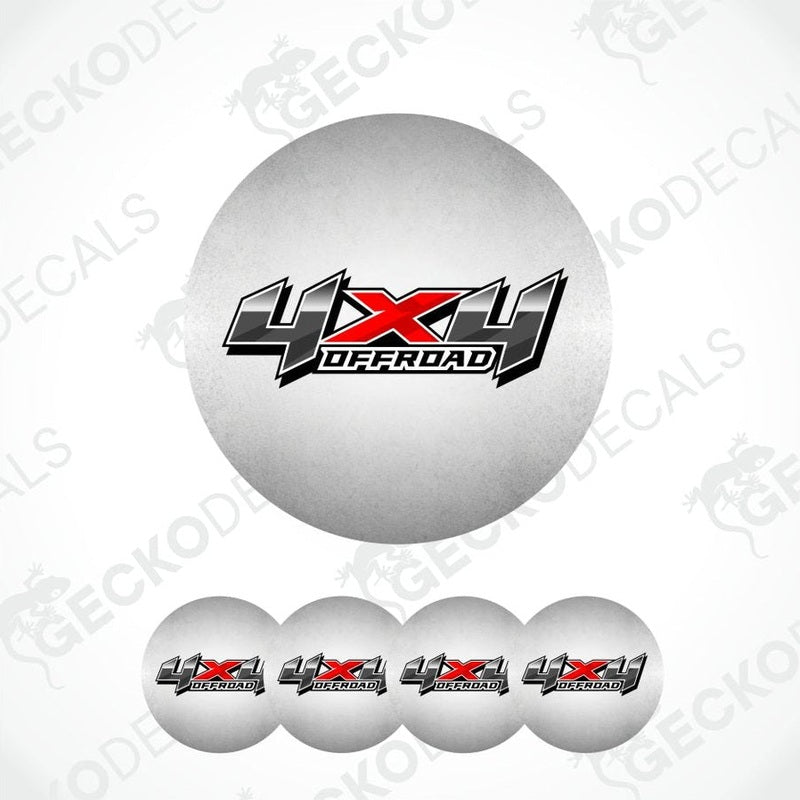 White golf balls with 4x4 Offroad logo on a white background