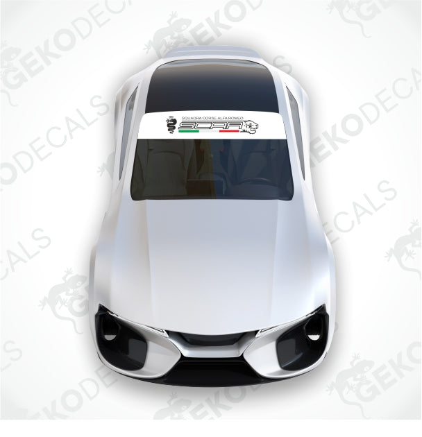 SCAR SQUADRA CORSE ALFA ROMEO SUNSTRIP