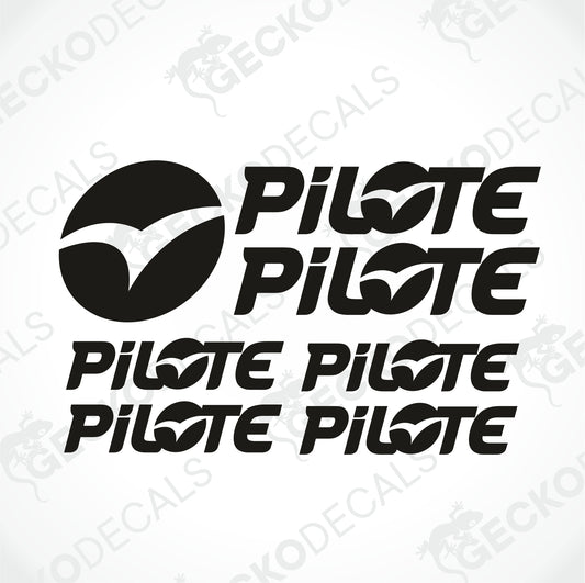 PILOTE CARAVAN LOGO SET