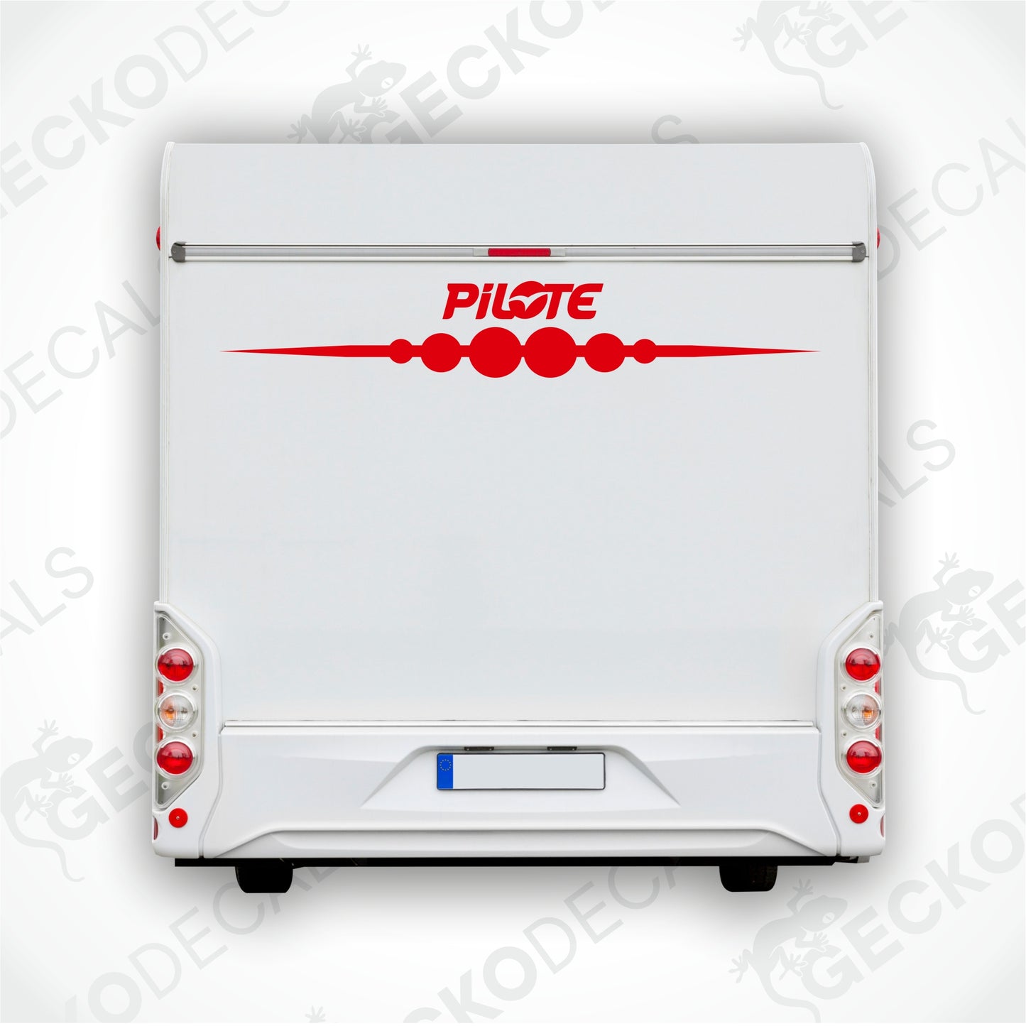 PILOTE REAR DECAL