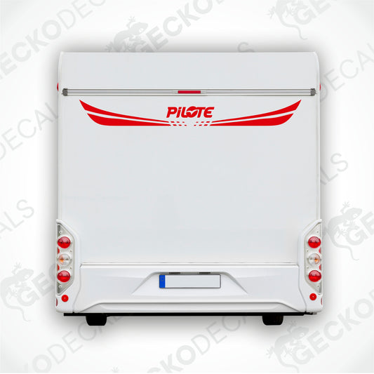 PILOTE REAR DECAL