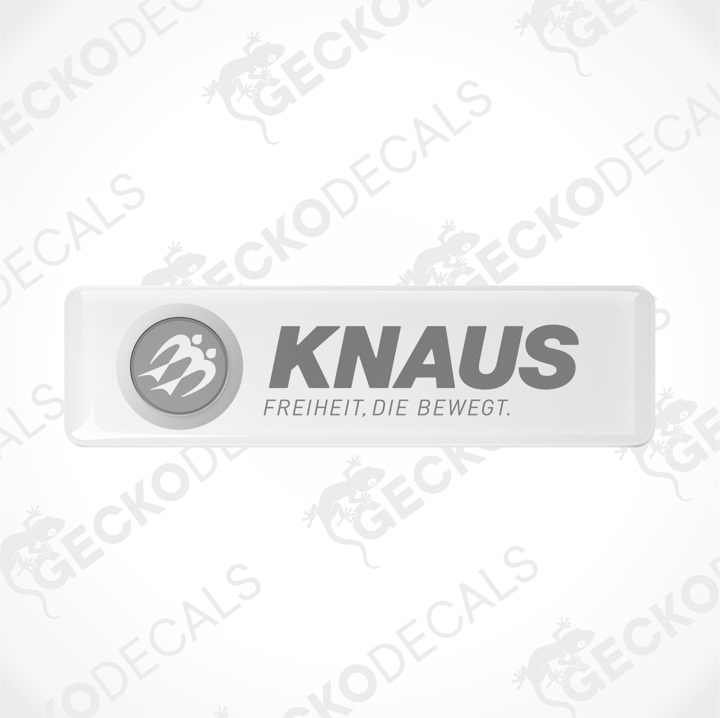 KNAUS FREIHEIT. DIE BEWEGT. EPOXY DECALS