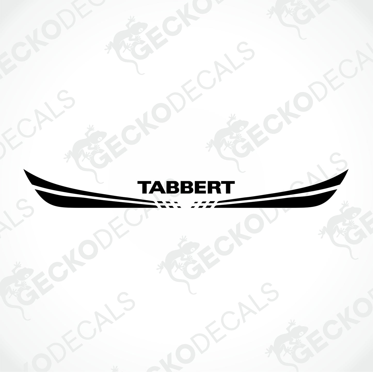 TABBERT STICKER ON THE BACK OF THE PART