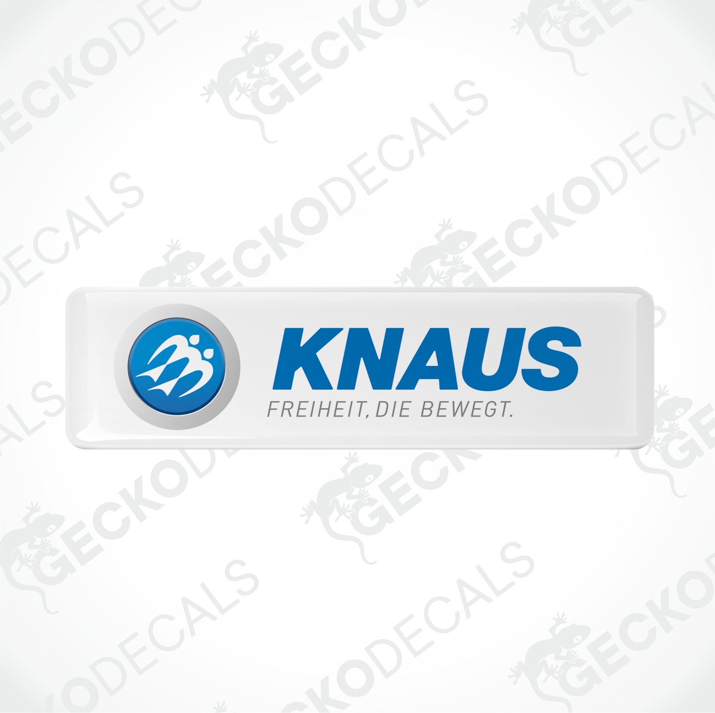 KNAUS FREIHEIT. DIE BEWEGT. EPOXY DECALS