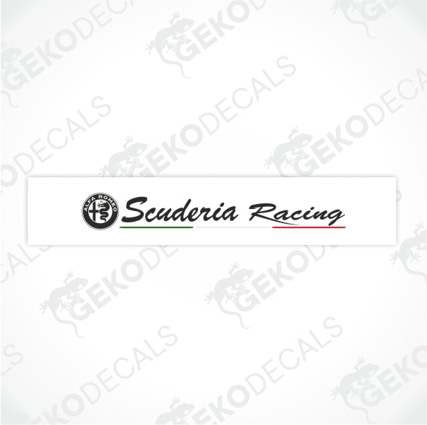 ALFA ROMEO SCUDERIA RACING SUNSTRIP