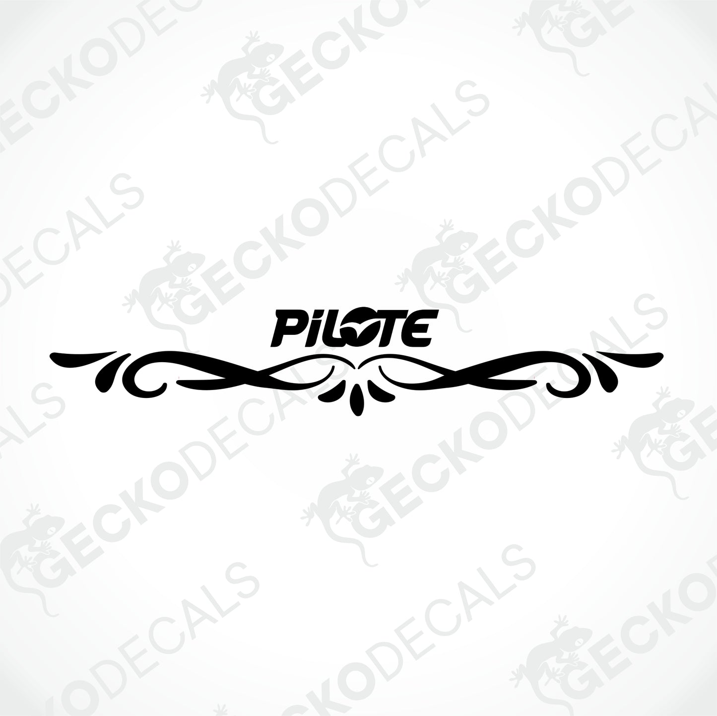 PILOTE REAR DECAL