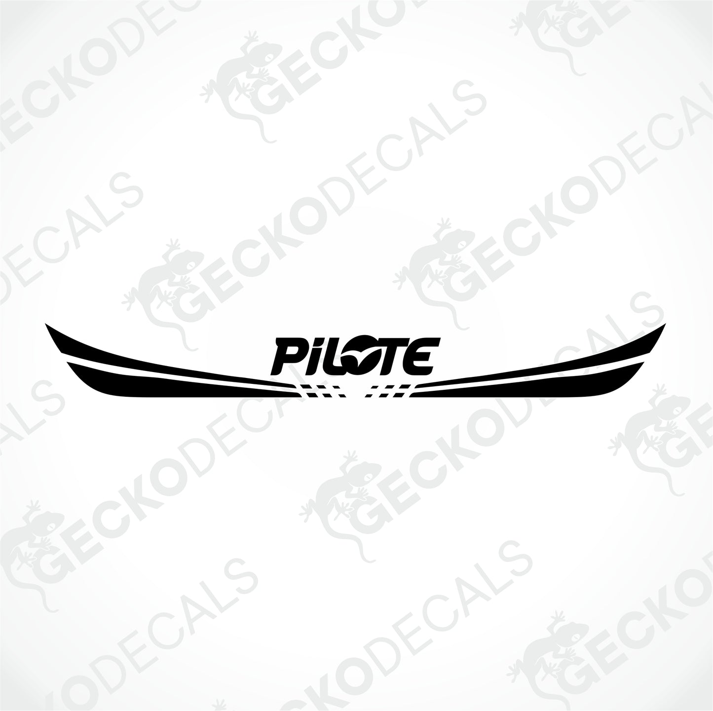 PILOTE REAR DECAL