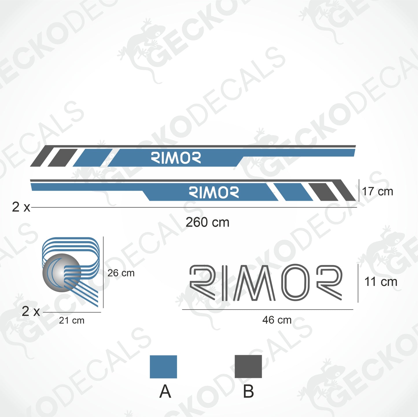 RIMOR HUSVAGNSDEKORATIONSSATS