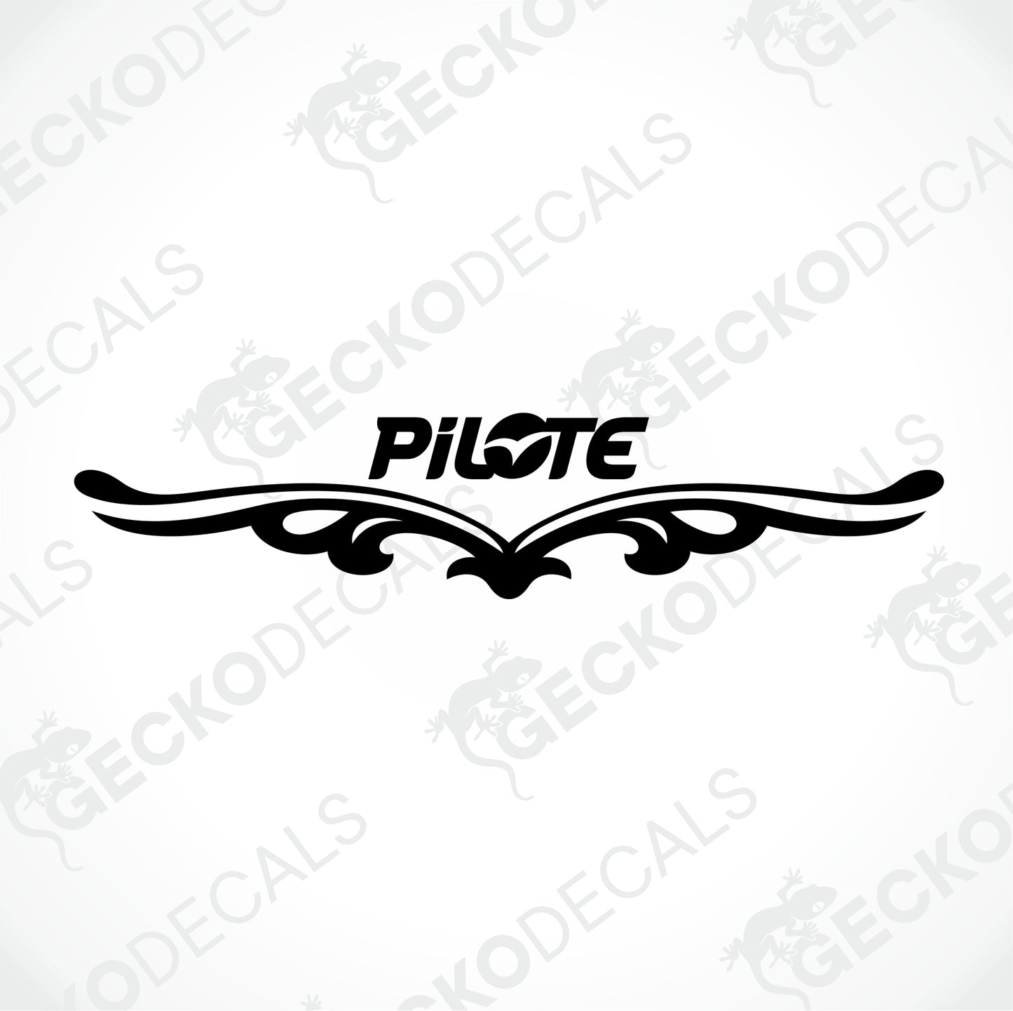 PILOTE REAR DECAL