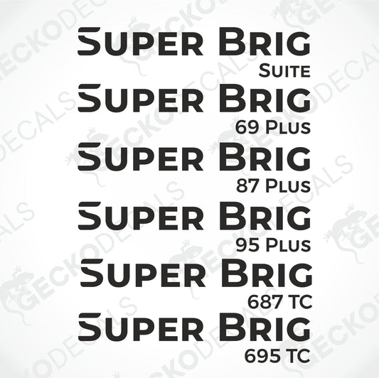 RIMOR SUPER BRIG SUITE/ BRIG 69 PLUS/ BRIG 87 PLUS/ BRIG 95 PLUS/ BRIG 687 TC/ BRIG 695 TC